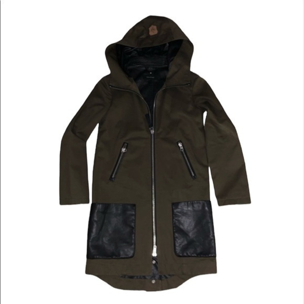 Mackage Womens Jacket w Leather Detail XS